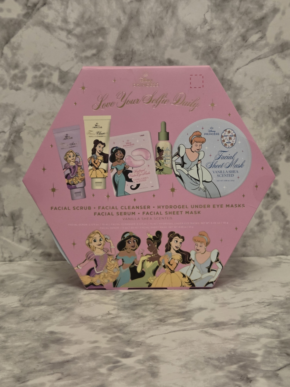 Disney Princess - Love Your Selfie Daily Facial skincare Set 5 Pieces